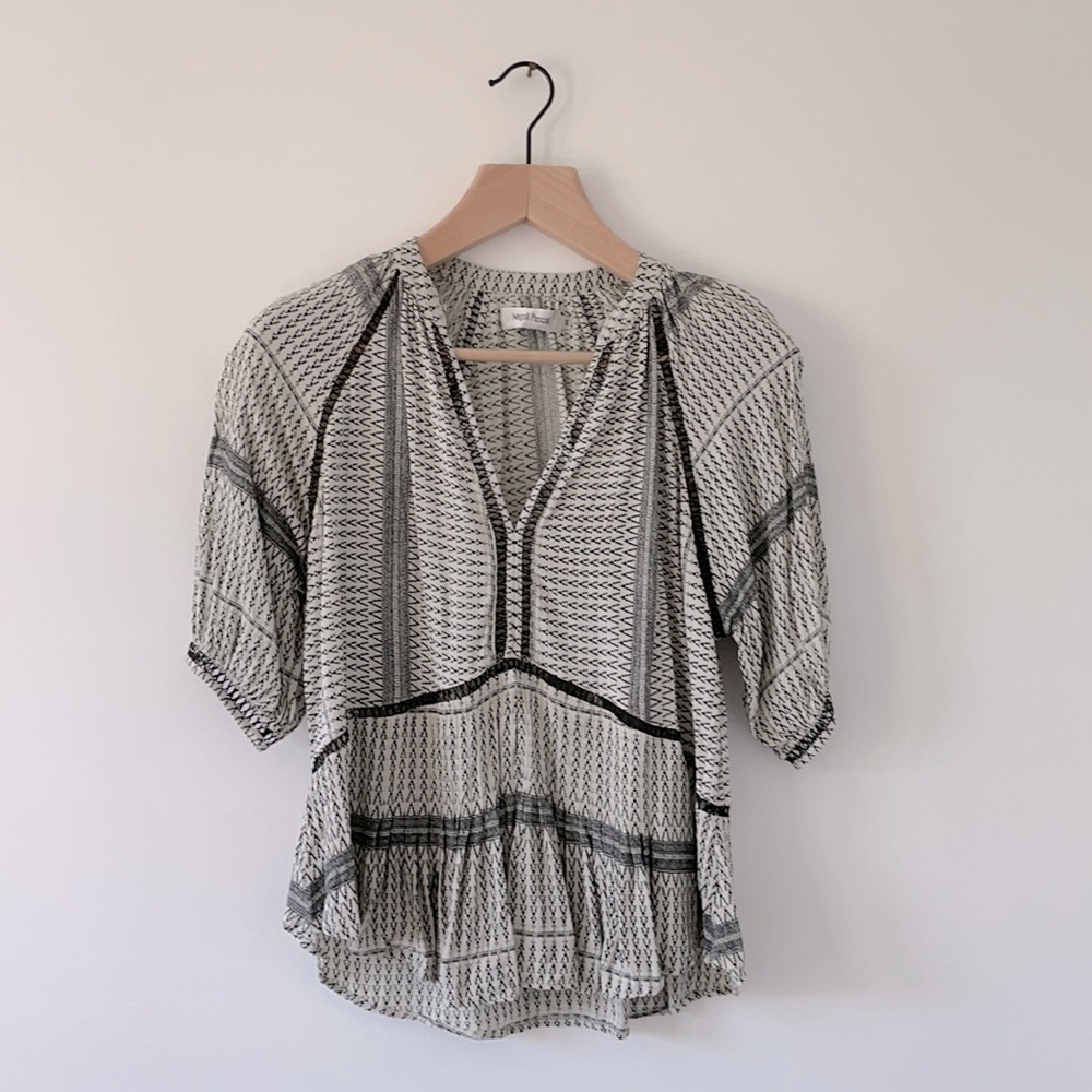 Bohemian Balinese Magali Pascal Top in XS